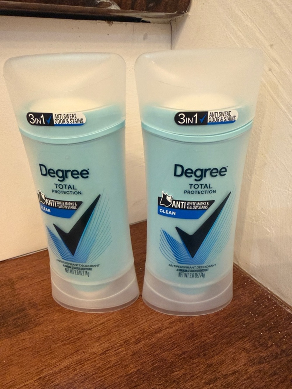 NWT Degree Total Protection Antiperspirant Deodorant - clean
